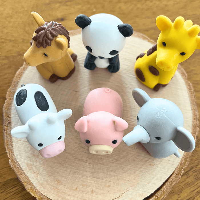 Iwako Cute animal puzzle erasers - Goodieland