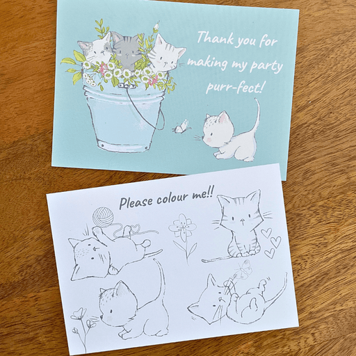 Thank you card for cat lovers - Goodieland